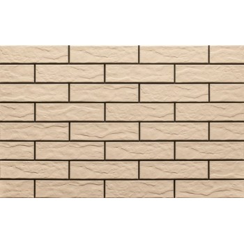 Клінкерна фасадна  плитка Cerrad Facade crem rustiko 240*65*6,5 мм