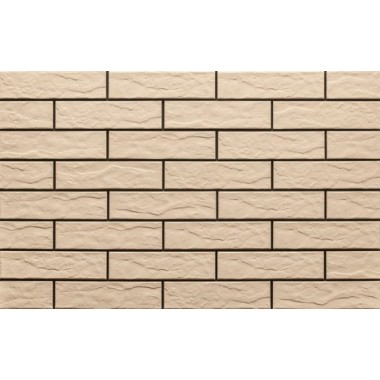 Клінкерна фасадна  плитка Cerrad Facade crem rustiko 240*65*6,5 мм