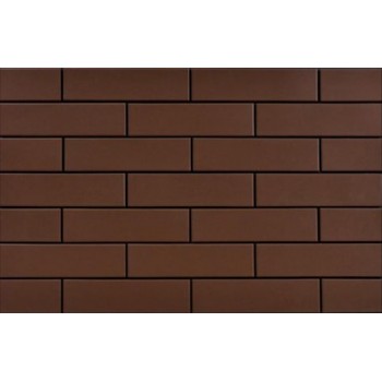 Клінкерна фасадна  плитка Cerrad  Facade brown 245*65*6,5 мм