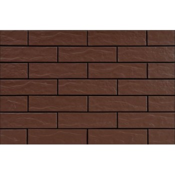 Клінкерна фасадна  плитка Cerrad  Facade brown rustiko 245*65*6,5 мм