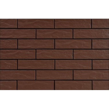 Клінкерна фасадна  плитка Cerrad  Facade brown rustiko 245*65*6,5 мм