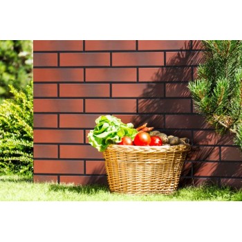 Клінкерна фасадна  плитка Cerrad Facade burgund shaded 245*65*6,5 мм