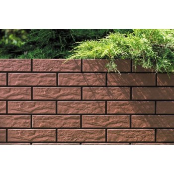 Клінкерна фасадна  плитка Cerrad  Facade burgund rustiko 245*65*6,5 мм