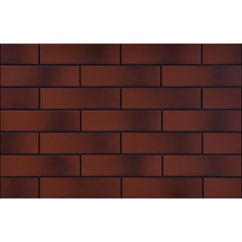 Клінкерна фасадна  плитка Cerrad  Facade burgund rustiko shaded 245*65*6,5 мм