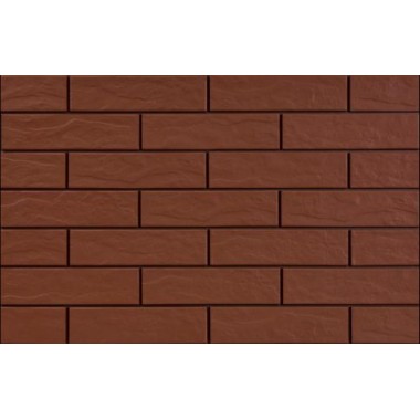 Клінкерна фасадна  плитка Cerrad  Facade burgund rustiko 245*65*6,5 мм
