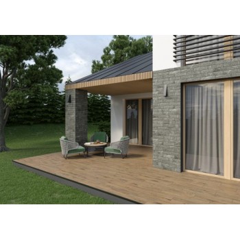 Клінкерна фасадна  плитка Cerrad  Cerros grafit 300*74*9 мм