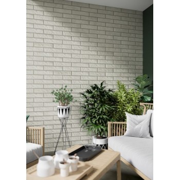 Клинкерная фасадная  плитка Cerrad Macro bianco 300*74*9 мм