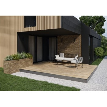 Клінкерна фасадна  плитка Cerrad  Rapid brown 300*74*9 мм