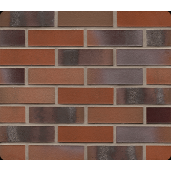 Клинкерная фасадная  плитка Feldhaus Klinker R 560 Carbona Ardor Colori 240*71*14 мм