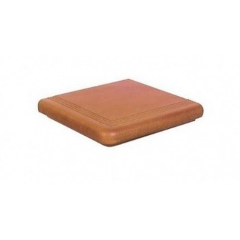 Клинкерная ступень с капиносом угловая Gresmanc Rodamanto anti-slip 330х330х50 мм (027032)