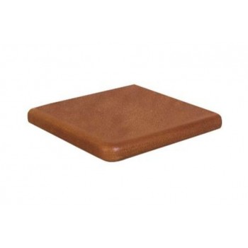 Клинкерная ступень с капиносом угловая Gresmanc Nature anti-slip 330х330х50 мм (027242)