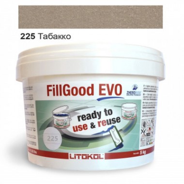 Поліуретанова затиральна суміш Litokol FillGood EVO 225 TABACCO 5 кг