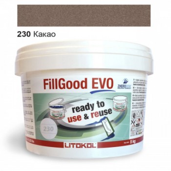 Поліуретанова затиральна суміш Litokol FillGood EVO 230 CACAO 5 кг