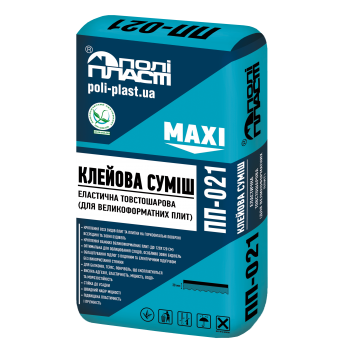 Клей для плитки  ПОЛИПЛАСТ ПП-021 MAXI 25 кг 