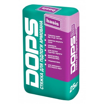 Стяжка для підлоги армована DOPS BASIS 25 кг