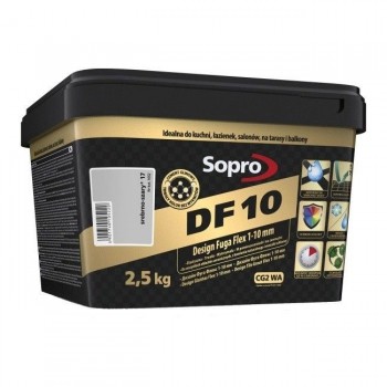 Затирка для швов Sopro DF  10 1052  Серебряно серая (17) 2,5кг