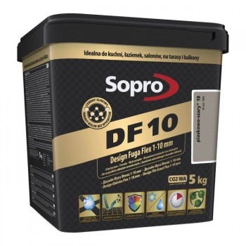 Затирка для швов Sopro DF  10 1055 Песочно серый (18) 5 кг