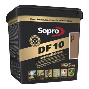 Затирка для швов Sopro DF  10 1066 Коричневая (52) 5 кг