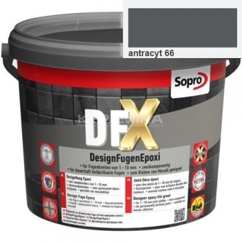 Эпоксидная затирка (фуга) для швов Sopro DFX 1210 Антрацит (66) 3 кг Эпоксидная затирка (фуга) для швов Sopro DFX 1210 Антрацит (66) 3 кг