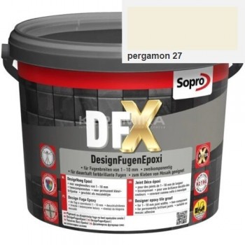 Эпоксидная затирка (фуга) для швов Sopro DFX 1212 Пергамон (27) 3 кг Эпоксидная затирка (фуга) для швов Sopro DFX 1212 Пергамон (27) 3 кг