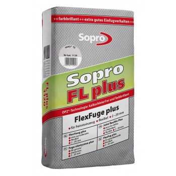 Еластичний заповнювач  з трассом для широких швів 2-20 мм Sopro FL plus 1123 Антрацит (66) 15 кг