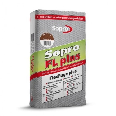 Еластичний заповнювач  з трассом для широких швів 2-20 мм Sopro FL plus 1128 Браз бали (59) 15 кг