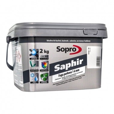 Заповнювач  для швів 1- 6 мм Sopro Saphir №9500 Білий (10) 2 кг
