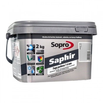 Затирка для швов 1- 6 мм Sopro Saphir №9503 Серый (15) 2 кг