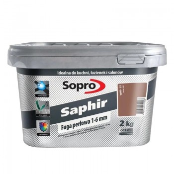 Затирка для швов 1- 6 мм Sopro Saphir  №9507 Тоффи (57) 4 кг