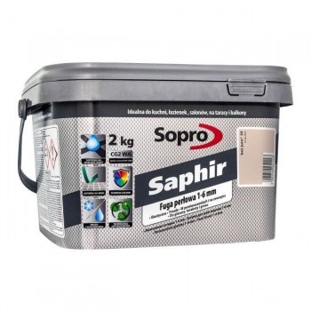 Затирка для швов 1- 6 мм Sopro Saphir Saphir №9512 Бежевый JURA (33) 2 кг