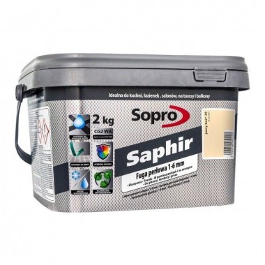 Заповнювач  для швів 1- 6 мм Sopro Saphir №9514 світло-бежевий (29) 2 кг