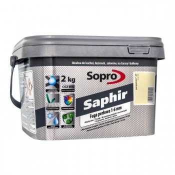 Затирка для швов 1- 6 мм Sopro Saphir №9515 Сапфир пергамон(27) 2 кг