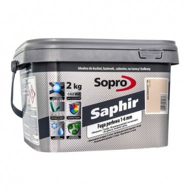Заповнювач  для швів 1- 6 мм Sopro Saphir №9518 Бежевий-багама (34) 2 кг