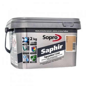 Затирка для швов 1- 6 мм Sopro Saphir №9520 Карамель (38) 2 кг