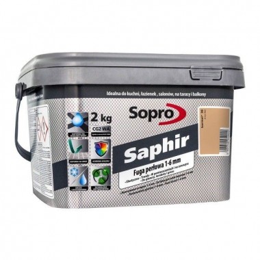 Заповнювач  для швів 1- 6 мм Sopro Saphir №9520 Карамель (38) 2 кг