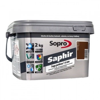 Затирка для швов 1- 6 мм Sopro Saphir №9522 Коричневый-бали (59) 2 кг
