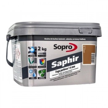 Затирка для швов 1- 6 мм Sopro Saphir №9528 Умбра (58) 2 кг