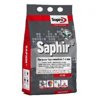 Затирка для швов 1- 6 мм Sopro Saphir №9524A Черный (90) 2 кг Затирка для швов 1- 6 мм Sopro Saphir №9524A Черный (90) 2 кг