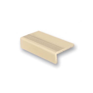 Клиінкерна сходина проста з насічками   Stroeher 0914 beige 240*115*52*10 мм  (4824.120)