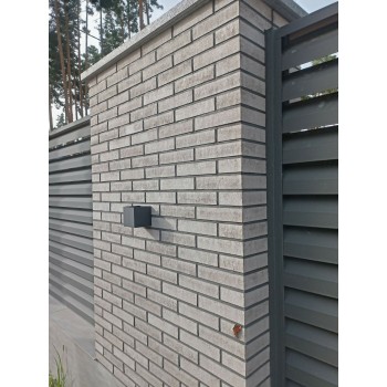 Клінкерна фасадна плитка Stroeher 4074  silber-grau 490*40*14 мм (452/7756)
