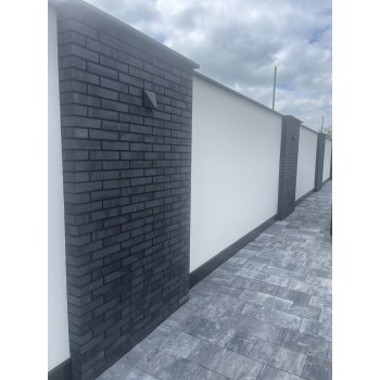 Клінкерна фасадна  плитка Stroeher 4585  eisenschwarz 240*52*12 мм (650/8140)