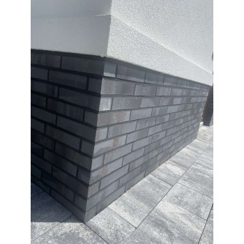 Клінкерна фасадна  плитка Stroeher 4585  eisenschwarz 240*52*12 мм (650/8140)