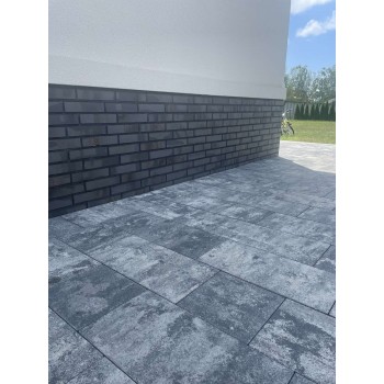 Клінкерна фасадна  плитка Stroeher 4585  eisenschwarz 240*52*12 мм (650/8140)