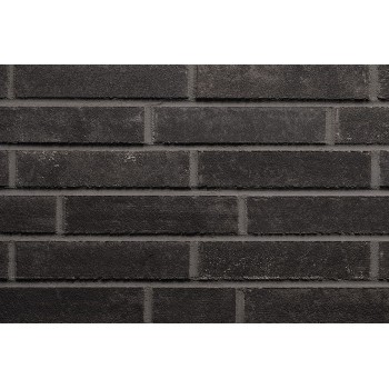Клинкерная фасадная  плитка Stroeher 1888 schwarz 240*52*14 мм 