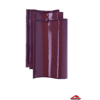 Керамічна черепиця Meyer-Holsen Vario Hohlfalzziegel® покриття кристальний ангоб   колір weinrot