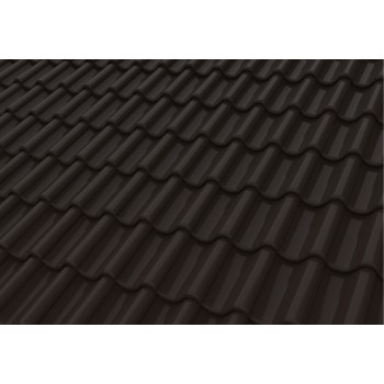 Керамическая черепица Meyer-Holsen Vario Junior Zwilling®  покрытие ангобированное цвет terrabraun
